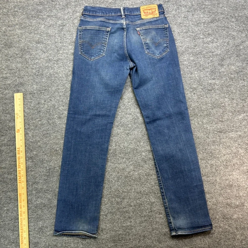 Levi's 514 Jeans Men's Blue Denim Straight Mid‎ Rise Pockets Classic - 29X30.5